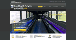 Desktop Screenshot of grandrapidspartybus.com