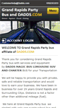 Mobile Screenshot of grandrapidspartybus.com